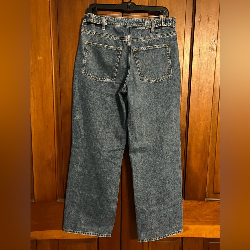 Ksubi High Rise Women’s Jeans Distressed Wide Leg Size‎ 28 - Picture 6 of 12